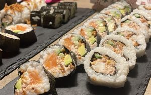 sushi arrangement