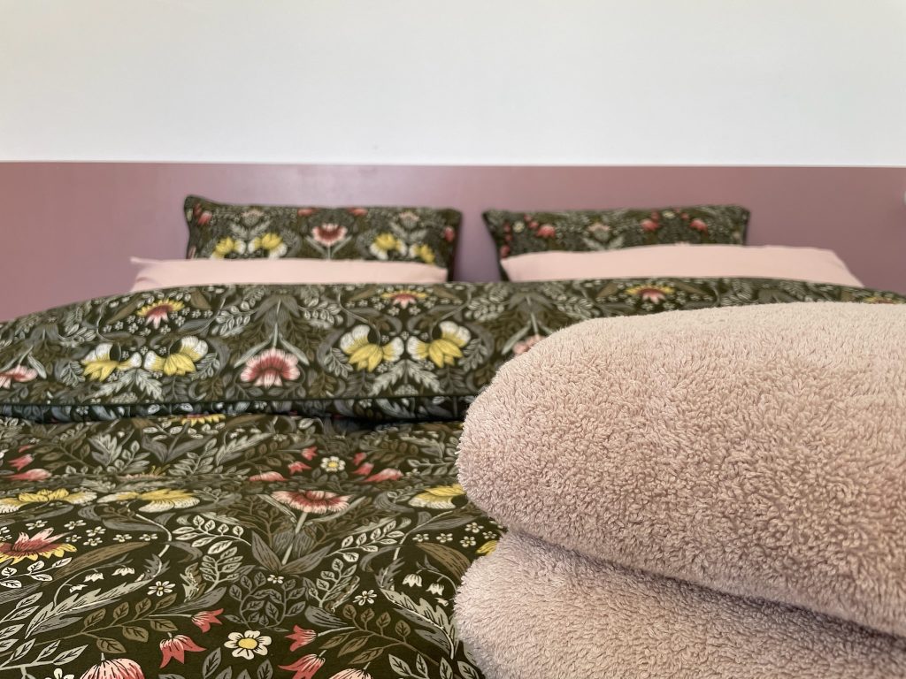 bed linen and towels